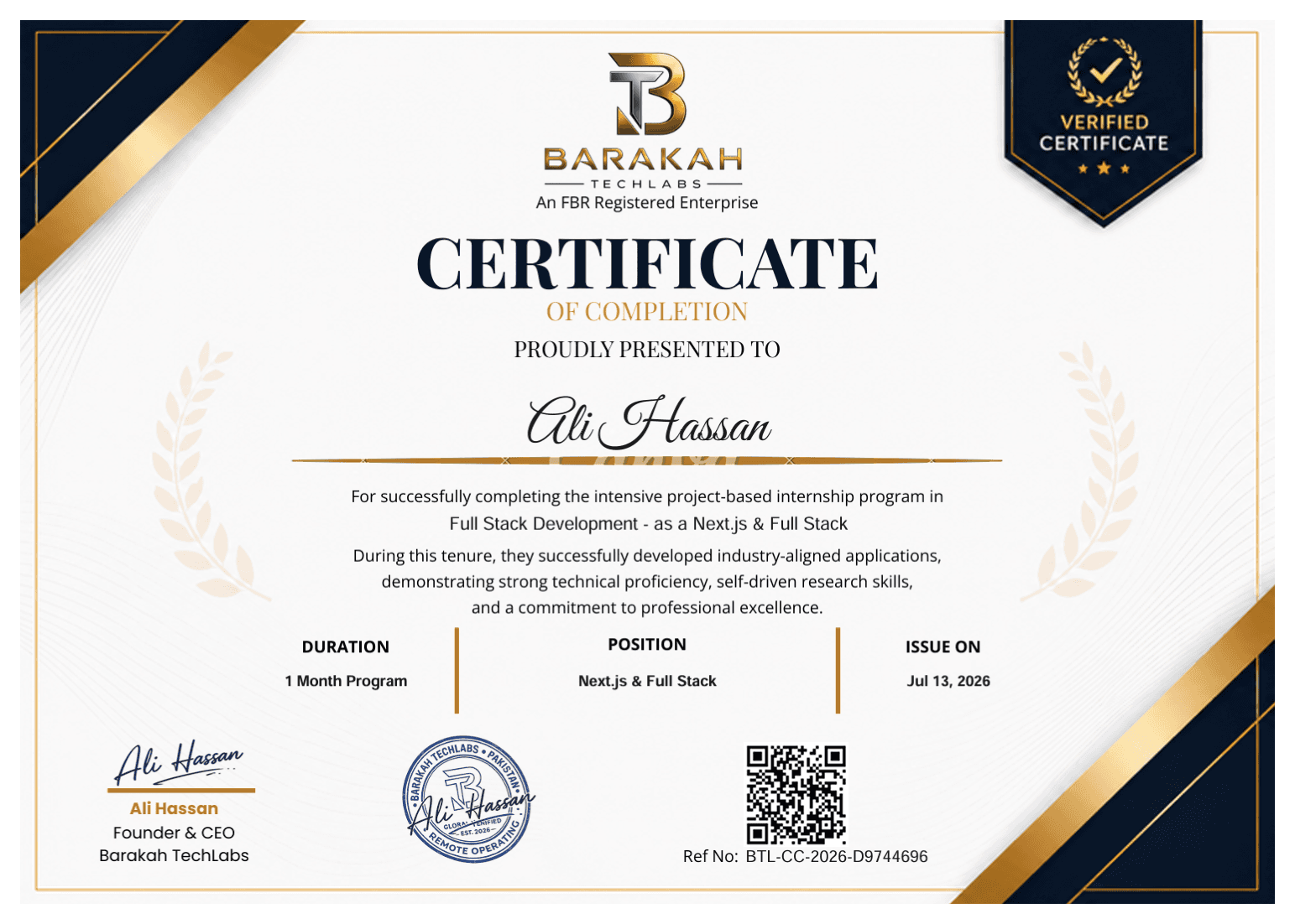 Credential Document 2